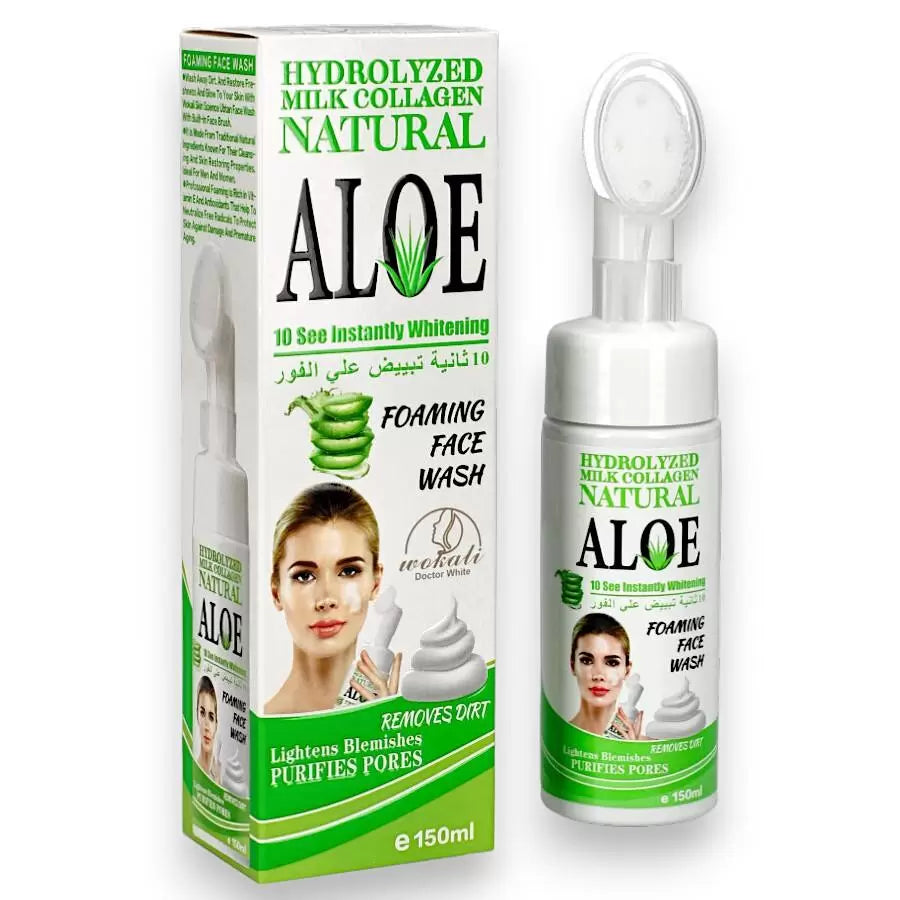 Nettoyant moussant pour le visage Aloe Vera