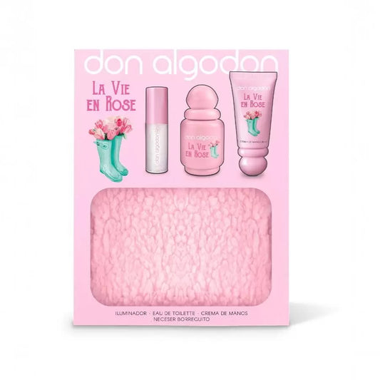 Coffret Parfum La Vie en Rose - Don Algodón